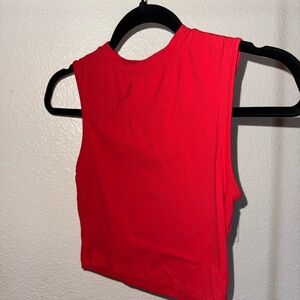 Alphalete muscle tank red